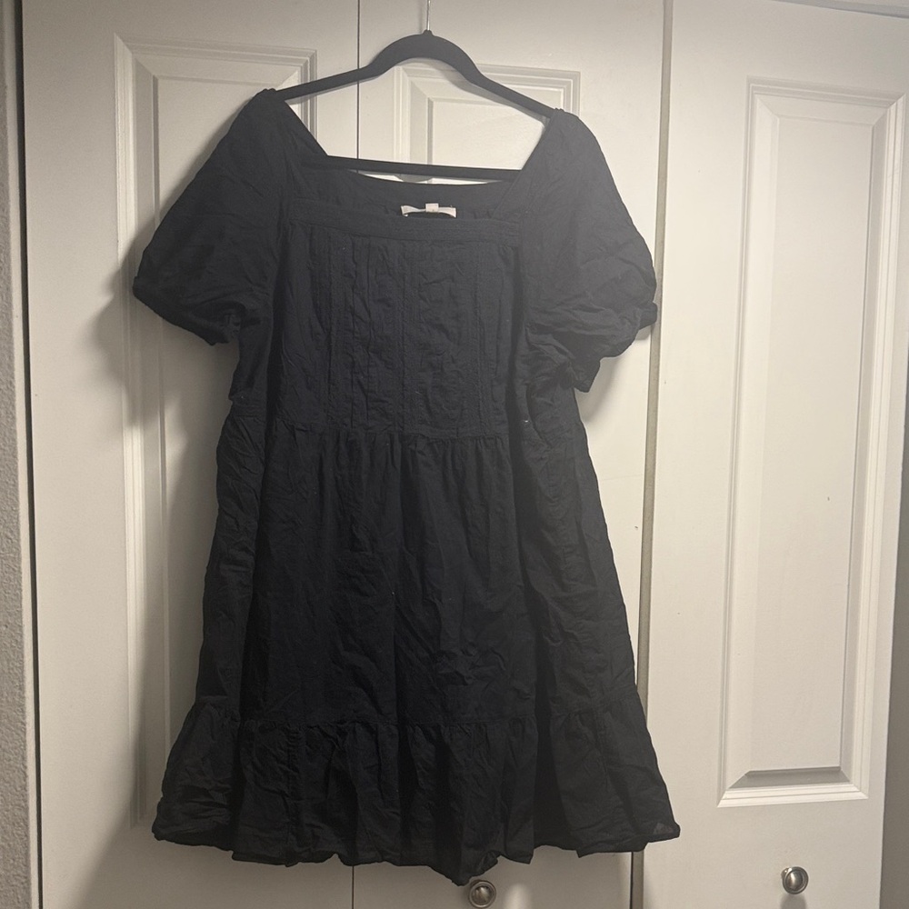 LOFT Elegant Black Mini Dress Size XL